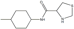 N-(4-methylcyclohexyl)-1,3-thiazolidine-4-carboxamide Struktur