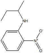 N-(butan-2-yl)-2-nitroaniline Struktur