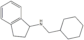 N-(cyclohexylmethyl)-2,3-dihydro-1H-inden-1-amine Struktur