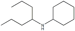 N-(heptan-4-yl)cyclohexanamine Struktur