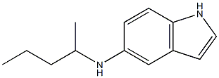 N-(pentan-2-yl)-1H-indol-5-amine Struktur