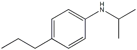 N-(propan-2-yl)-4-propylaniline Struktur