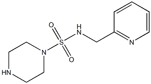 N-(pyridin-2-ylmethyl)piperazine-1-sulfonamide Struktur