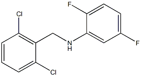 N-[(2,6-dichlorophenyl)methyl]-2,5-difluoroaniline Struktur