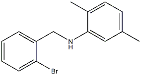 N-[(2-bromophenyl)methyl]-2,5-dimethylaniline Struktur