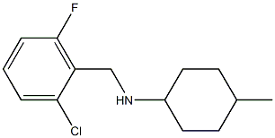 N-[(2-chloro-6-fluorophenyl)methyl]-4-methylcyclohexan-1-amine Struktur