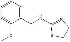 N-[(2-methoxyphenyl)methyl]-4,5-dihydro-1,3-thiazol-2-amine Struktur