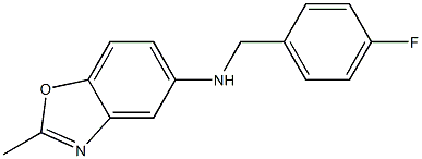 N-[(4-fluorophenyl)methyl]-2-methyl-1,3-benzoxazol-5-amine Struktur