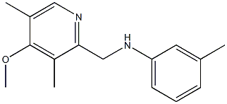 N-[(4-methoxy-3,5-dimethylpyridin-2-yl)methyl]-3-methylaniline Struktur