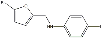 N-[(5-bromofuran-2-yl)methyl]-4-iodoaniline Struktur