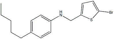 N-[(5-bromothiophen-2-yl)methyl]-4-pentylaniline Struktur