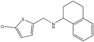 N-[(5-chlorothiophen-2-yl)methyl]-1,2,3,4-tetrahydronaphthalen-1-amine Struktur