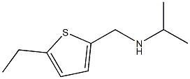 N-[(5-ethylthien-2-yl)methyl]-N-isopropylamine Struktur