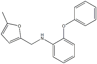 N-[(5-methylfuran-2-yl)methyl]-2-phenoxyaniline Struktur