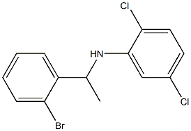 N-[1-(2-bromophenyl)ethyl]-2,5-dichloroaniline Struktur