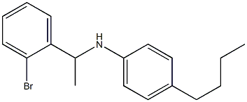 N-[1-(2-bromophenyl)ethyl]-4-butylaniline Struktur