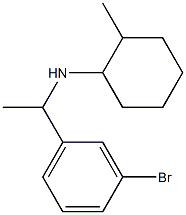 N-[1-(3-bromophenyl)ethyl]-2-methylcyclohexan-1-amine Struktur