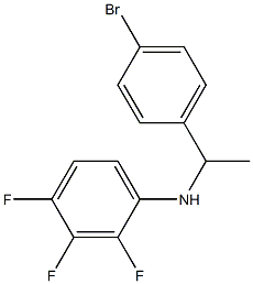 N-[1-(4-bromophenyl)ethyl]-2,3,4-trifluoroaniline Struktur