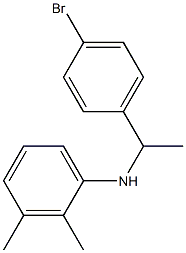 N-[1-(4-bromophenyl)ethyl]-2,3-dimethylaniline Struktur