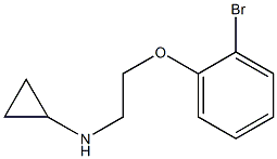 N-[2-(2-bromophenoxy)ethyl]cyclopropanamine Struktur