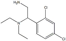 N-[2-amino-1-(2,4-dichlorophenyl)ethyl]-N,N-diethylamine Struktur