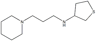 N-[3-(piperidin-1-yl)propyl]thiolan-3-amine Struktur