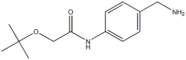 N-[4-(aminomethyl)phenyl]-2-(tert-butoxy)acetamide Struktur