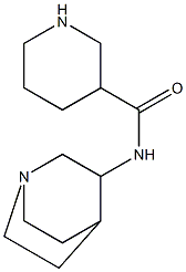 N-{1-azabicyclo[2.2.2]octan-3-yl}piperidine-3-carboxamide Struktur