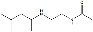 N-{2-[(4-methylpentan-2-yl)amino]ethyl}acetamide Struktur