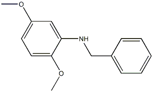 N-benzyl-2,5-dimethoxyaniline Struktur