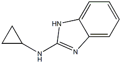 N-cyclopropyl-1H-1,3-benzodiazol-2-amine Struktur