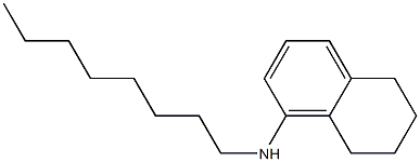 N-octyl-5,6,7,8-tetrahydronaphthalen-1-amine Struktur