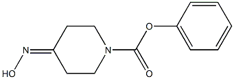 phenyl 4-(hydroxyimino)piperidine-1-carboxylate Struktur