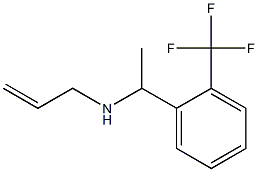 prop-2-en-1-yl({1-[2-(trifluoromethyl)phenyl]ethyl})amine Struktur