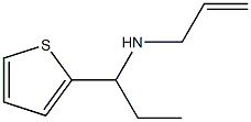 prop-2-en-1-yl[1-(thiophen-2-yl)propyl]amine Struktur