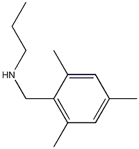 propyl[(2,4,6-trimethylphenyl)methyl]amine Struktur