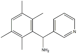 pyridin-3-yl(2,3,5,6-tetramethylphenyl)methanamine Struktur