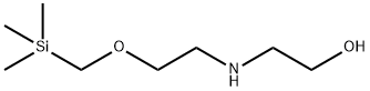 Ethanol,  2-[[2-[(trimethylsilyl)methoxy]ethyl]amino]- Struktur