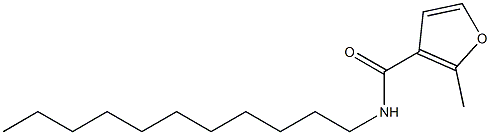 2-methyl-N-undecyl-3-furamide Struktur