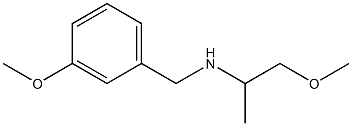 1-(methyloxy)-N-{[3-(methyloxy)phenyl]methyl}propan-2-amine Struktur