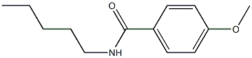 4-(methyloxy)-N-pentylbenzamide Struktur