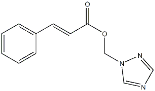 1H-1,2,4-triazol-1-ylmethyl 3-phenylacrylate Struktur