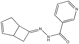 N'-bicyclo[3.2.0]hept-2-en-6-ylidenenicotinohydrazide Struktur