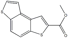 methyl thieno[3,2-e][1]benzothiophene-2-carboxylate Struktur