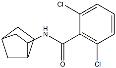 N-bicyclo[2.2.1]hept-2-yl-2,6-dichlorobenzamide Struktur