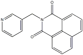 2-(3-pyridinylmethyl)-1H-benzo[de]isoquinoline-1,3(2H)-dione Struktur