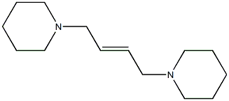 1-[4-(1-piperidinyl)-2-butenyl]piperidine Struktur