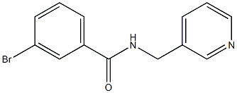 3-bromo-N-(3-pyridinylmethyl)benzamide Struktur