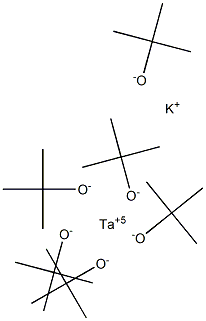 Potassium tantalum tert-butoxide, 10% w/v in tert-butanol (metals basis) Struktur