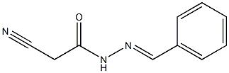 N'-Benzylidene-2-cyanoacetohydrazide Struktur